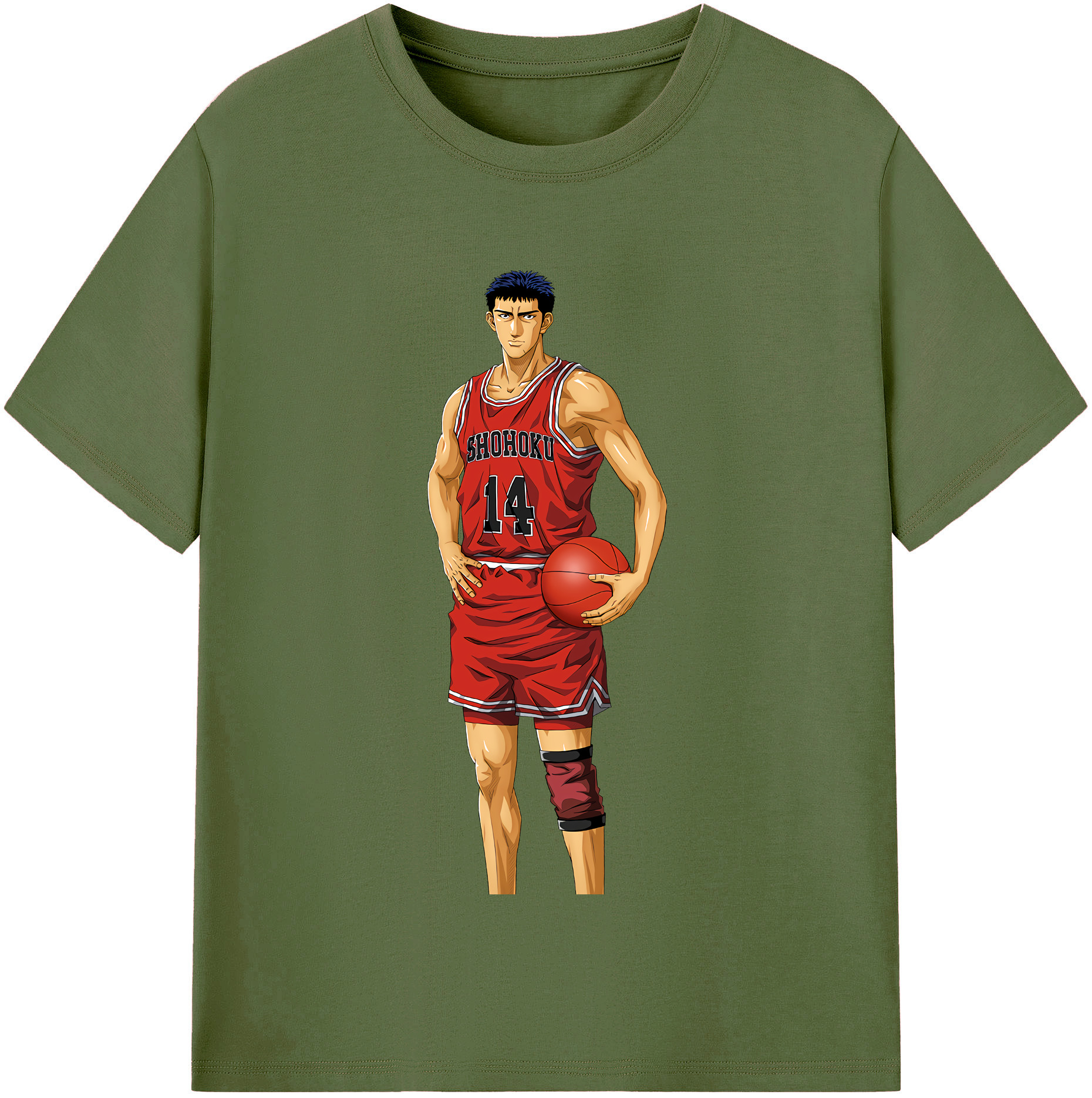 SLAM DUNK／スラムダンク 綿100％半袖Tシャツ（フロントプリント）